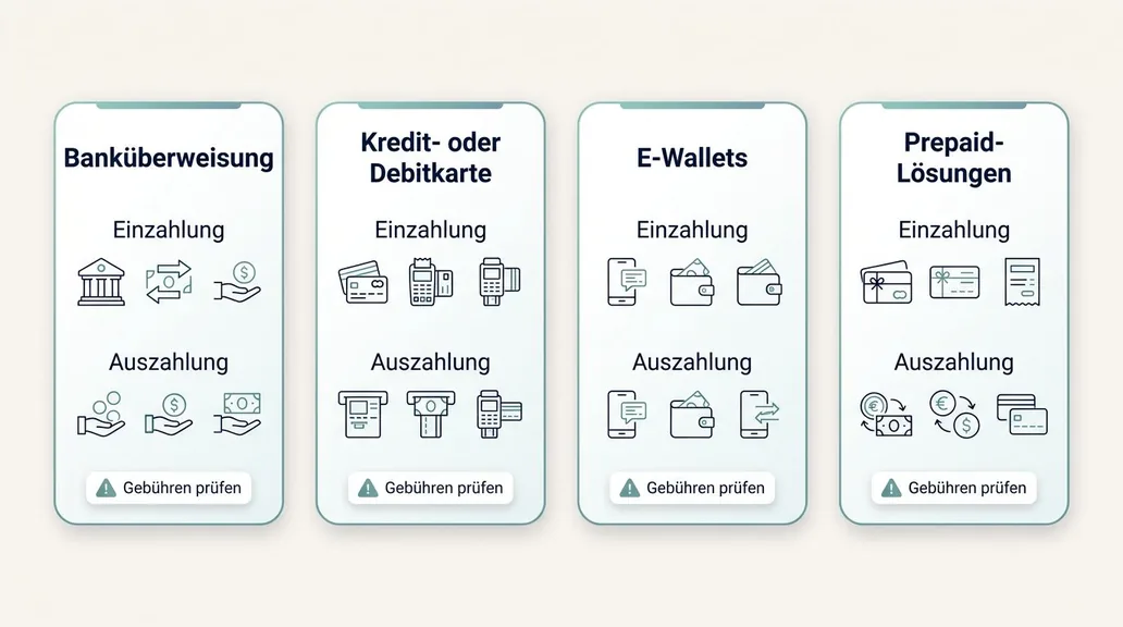 Einzahlungen, Auszahlungen und Kryptowährungen bei ausländischen Online-Casinos